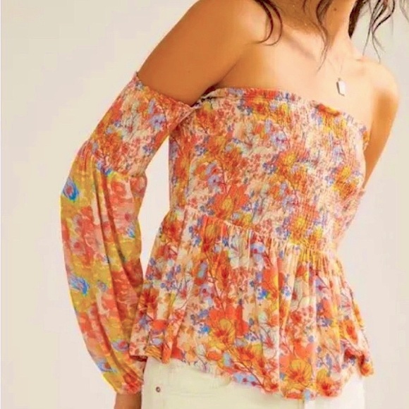 Anthropologie Tops - ☀️SOLD☀️Anthropologie - Long Sleeve Off-the-Shoulder